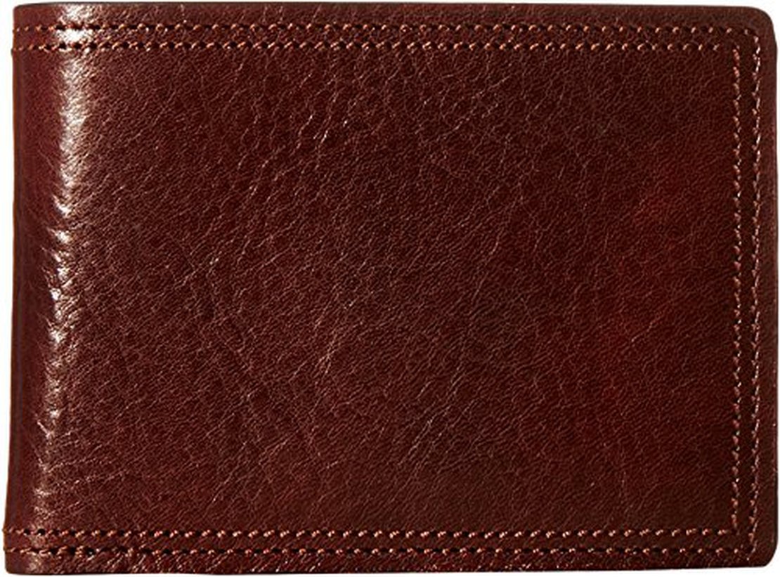 Old Leather Trifold Wallet by Bosca