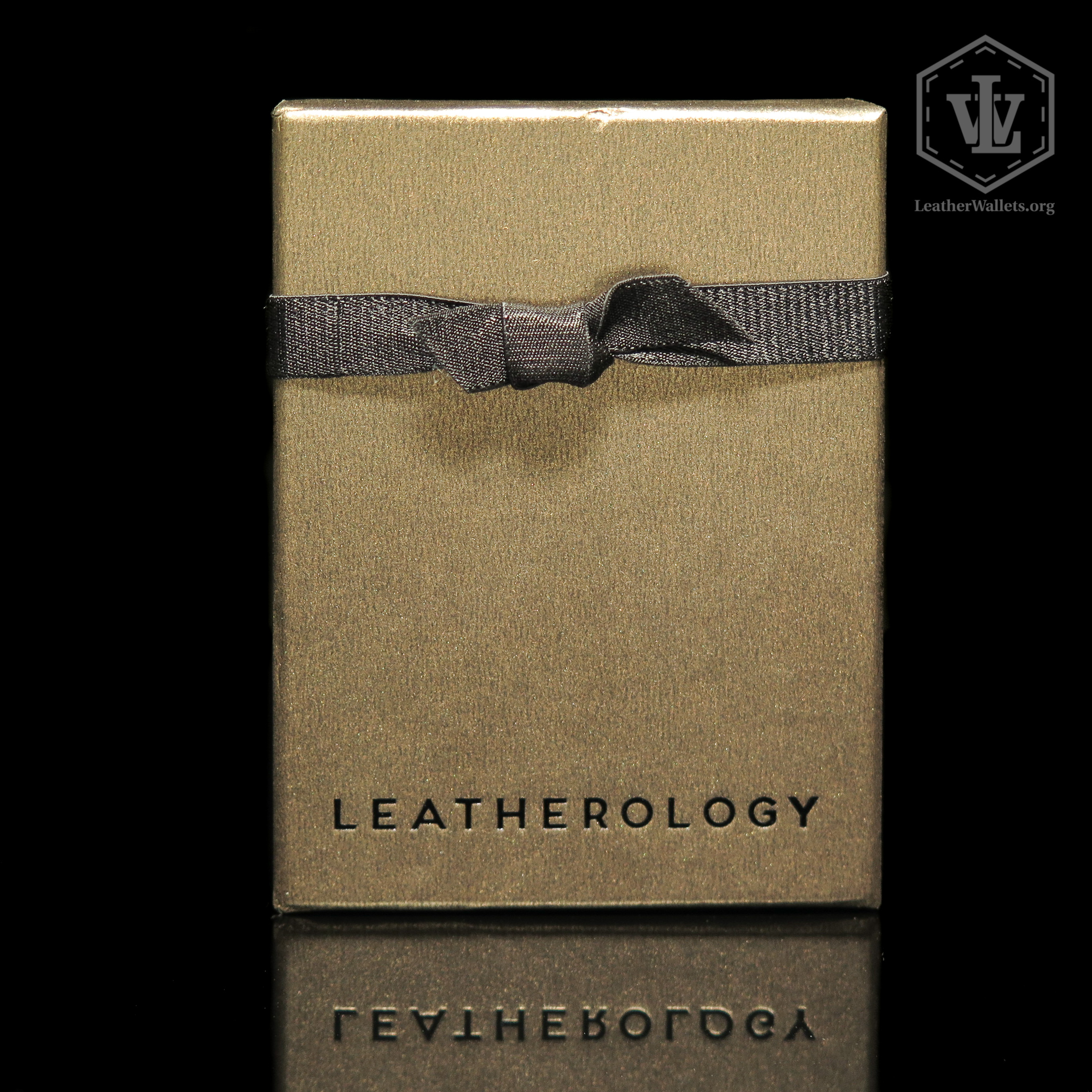 Leatherology Black Oil Men&s Thin Bifold Wallet - RFID Available