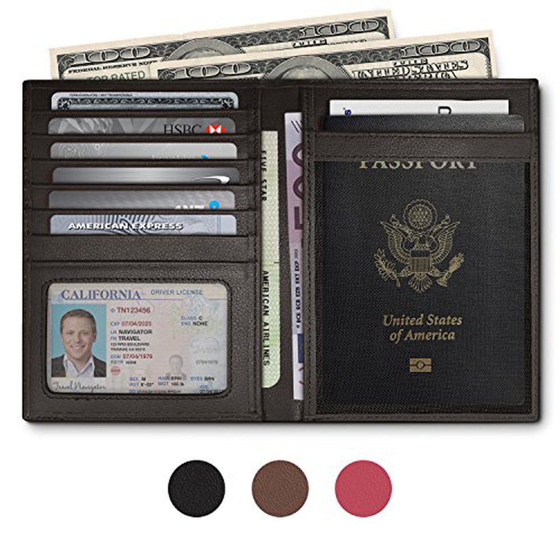 Passport purse top